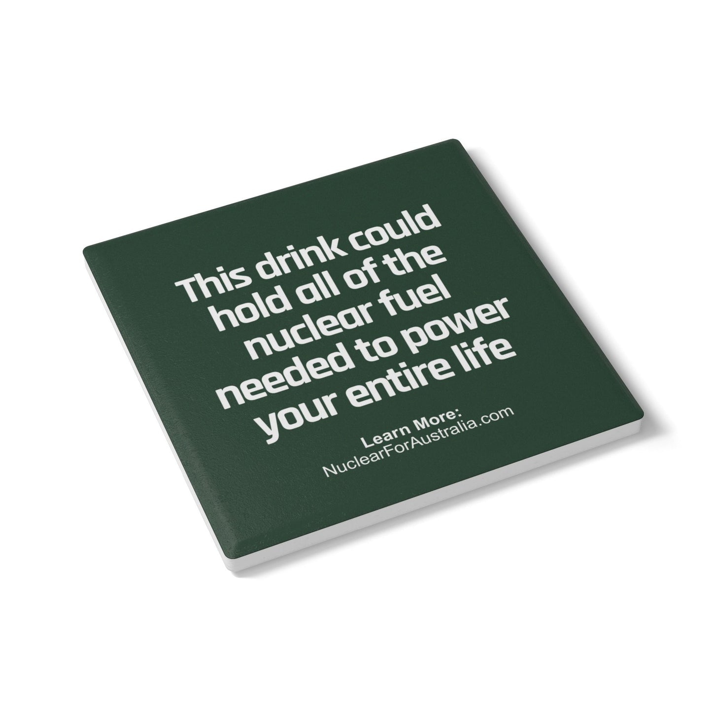 Nuclear for Australia Ceramic Coaster