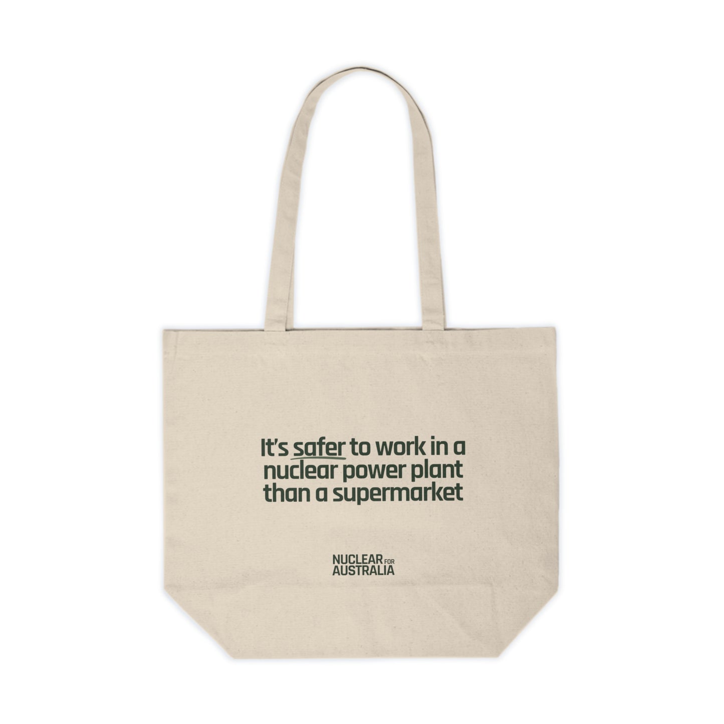 Safer to Work in a Nuclear Plant Tote Bag