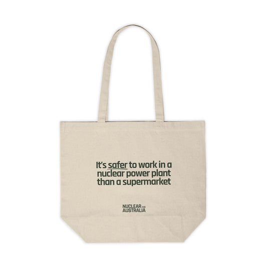 Safer to Work in a Nuclear Plant Tote Bag